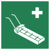 Segnale ISO 7010 E071: Slitta di soccorso